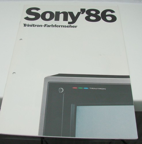 Sony katalog farbfernseher - sony,
