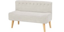Schlafsofa 2 Sitze Stoff Couch