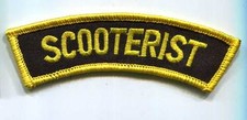 Vespa scooterist patch - scooterist,