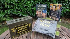 DVD Ein Käfig voller Helden SONDEREDITION Munitionskoffer T-Shirt Staffel 1 + 2