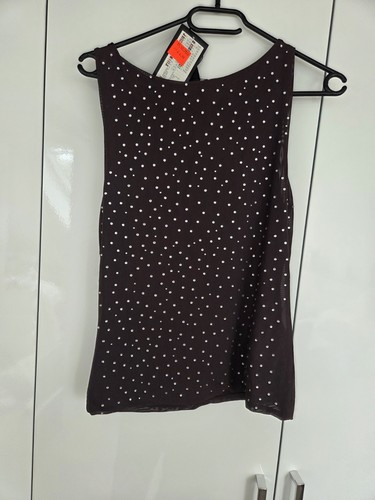 ärmellose bluse braun - bluse,