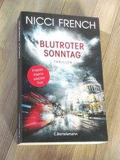 Blutroter Sonntag von Nicci French (2018, TB, Thriller, sehr gut erhalten)