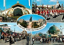 Oktoberfest Muenchen Parade Trommel Hackerbraeu-Festhalle