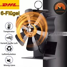 6-Flügel Kaminofen Stromloser