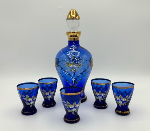 Böhmische kobaltblau glas - böhmische,