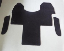 Luxus Fußmatte Velour braun