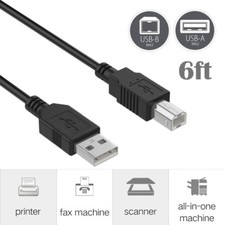 6ft USB Cable Cord for HP PSC