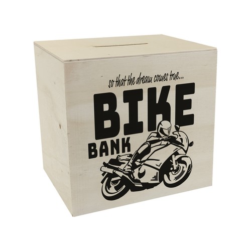 Bike bank spardose aus - bike,