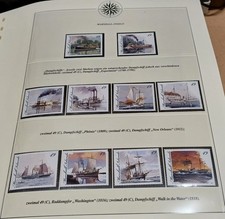 Schiffe - Sieger- Sammlung auf 125 Blättern