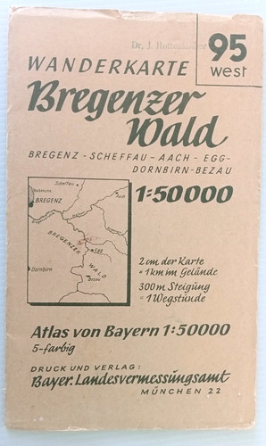 Wanderkarte bregenzer wald - wanderkarte,