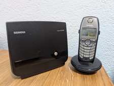 Siemens Gigaset SL1 Mobilteil und Ladestation, SL100 Basisstation Schwarz