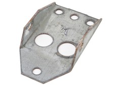 2x Metalsistem Regalfuß Fußplatte Palettenregal Rahmen B90 verzinkt Ersatzfuß