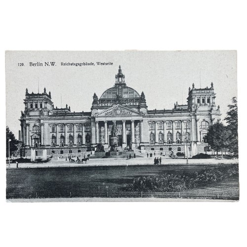 Ansichtskarte reichstag mit - ansichtskarte,