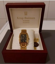 Krug- Bäumen Tuxedo Diamond Uhr mit Original Box