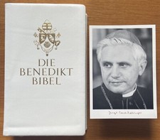 Papst Pope Benedikt Kard. Ratzinger signiert Unterschrift signed Autogramm Karte
