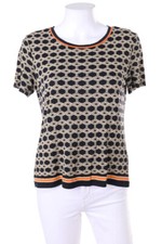 ESPRIT Kurzarm-Shirt Military Style Print XS schwarz