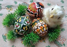 Sorbische Ostereier, 3 Stück