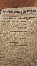 Alte Zeitung Breslauer Neuste