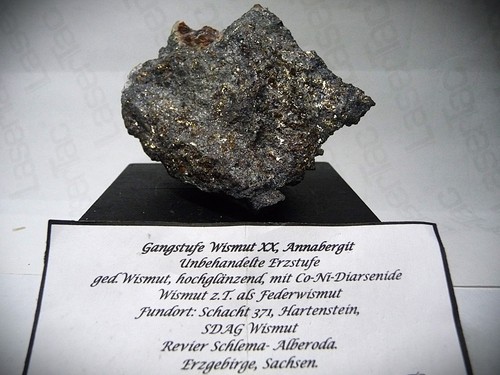 Wismut gediegen kristallstufe - wismut, gediegen,kristallstufe