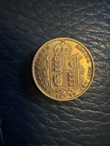 1892 queen victoria - gold, half