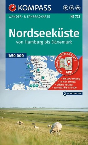 Kompass wanderkarten set 723 - kompass,