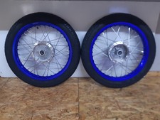 Simson 2 x Rad Räder Alu blau
