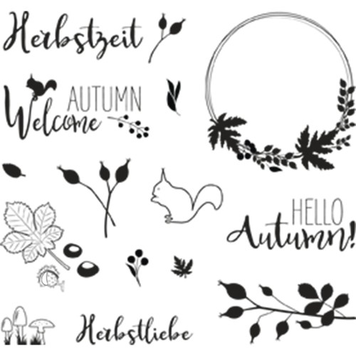 Clear stamps stempel herbst - clear,