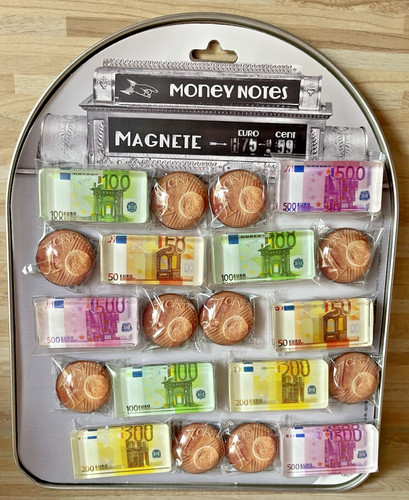 Glasmagnete mit euro - 20,