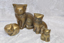 Konvolut Messing Katzen -