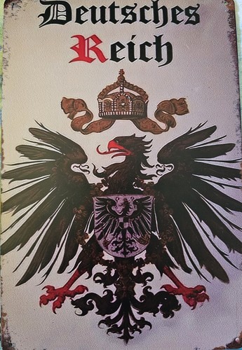 Retro blechschild deutsches - retro,