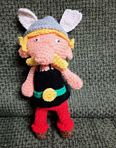 Handgehäkelte asterix - handgehäkelte,