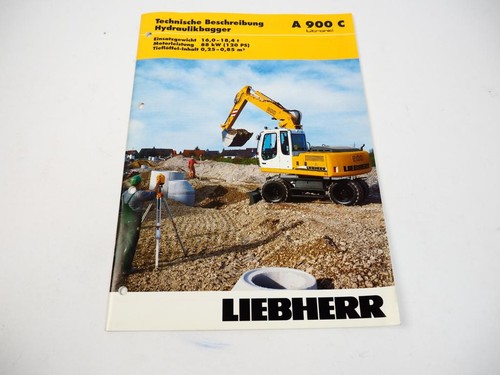 Prospekt liebherr 900 c - prospekt,