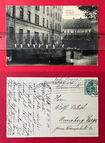 Militär chemnitz 1911 - militär, ak