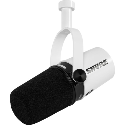 Shure mv7 weiß mikrofon - weiß,