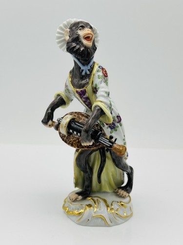 Meissen figur affenkapelle - meissen, figur,affenkapelle