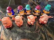 Kapselfiguren Lustigen Sparschweine und Pinguine 1992 
