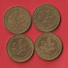 BRD, 4 mal 10 Pfennig Münze