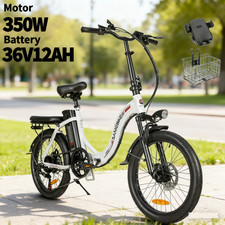 20 Zoll Elektrofahrrad 350W 12ah E-Bike Herren/Damen City EBike 32KM/H Klapprad