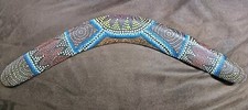 Bumerang, Boomerang, Holz handbemalt 51 cm, Australien