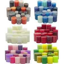 6 kg Rustic Stumpenkerzen Set