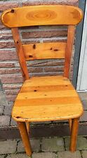 Eiche Natur Massiv Holz Stuhl 90 cm Hoch