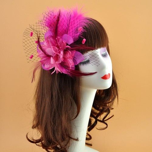 Damen feder haarspange - feder,