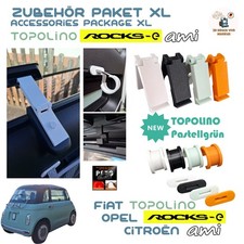 PETG Zubehör Paket XL für Fiat Topolino, Opel Rocks-e, Citroën Ami