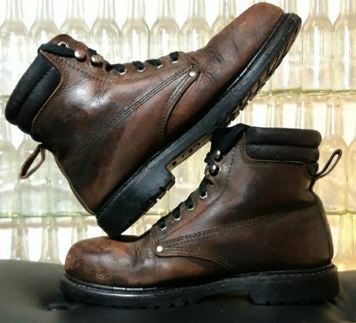 Skechers leather steel toe - steel,
