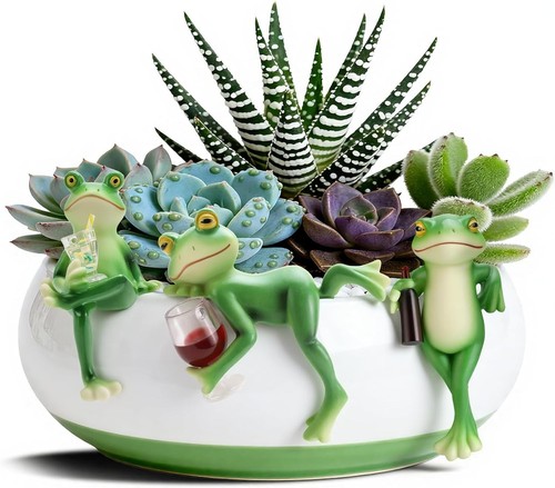 Mini frosch statuen harz - statuen, 3