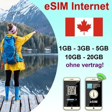 eSIM Karte Kanada – Nur