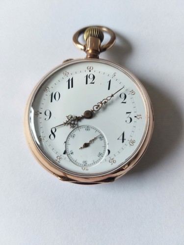 Antike goldene taschenuhr - goldene, taschenuhr;