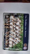 FC Bayern München Metallschild Das Team 2005 /06 mit Unterschriften