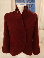 Vintage Damen Blazer 80er Jahre Winerot Bordeaux Gr. 38