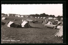 Grömitz /Ostsee, Campingplatz Bliesdorf, Ansichtskarte 1958 
